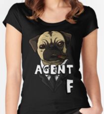 Agent F ( M.I.B ) Women's Fitted Scoop T-Shirt