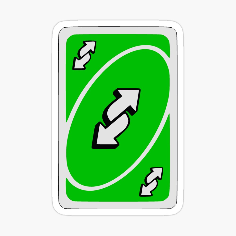 Green Reverse card clipart. Free download transparent .PNG