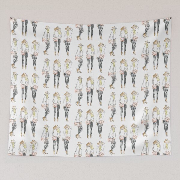 Item preview, trendy girl strike a pose designed and sold by eligart.