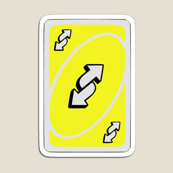 Download A Bright Yellow Reverse Uno Card Wallpaper