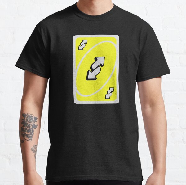 Uno T Shirts Redbubble - uno reverse cards roblox