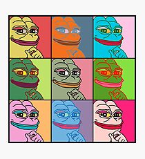 Rare Pop Art Marilyn Monroe Pepe the Frog Photographic Print