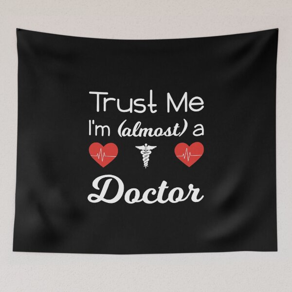 Item preview, Medical Student Gift Humor Trust Me Quote Doctor Heartbeat designed and sold by CreatedByHeidi.