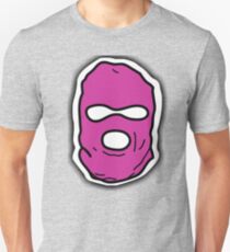 Pink Ski Mask Unisex T-Shirt