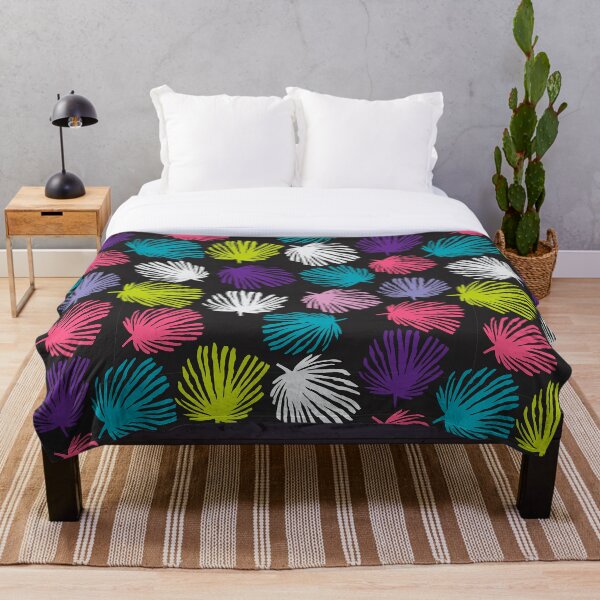 Item preview, Neon palm leaves designed and sold by Markospolo.
