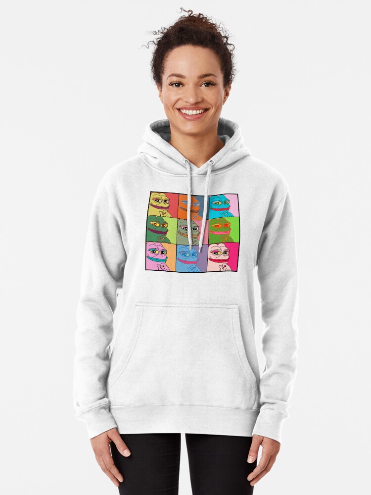 Rare Pop Art Marilyn Monroe Pepe the Frog | Pullover Hoodie