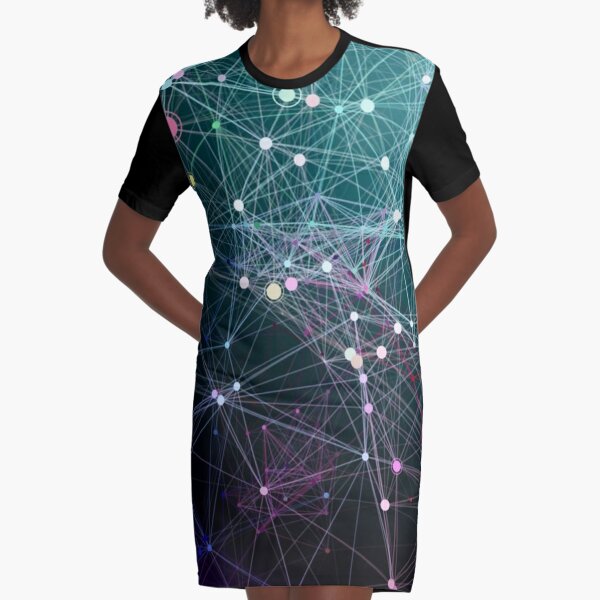 #Complexity characterises the #behaviour of a #system or #model whose components interact in multiple ways and follow local rules Graphic T-Shirt Dress