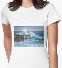 Exploding Surf Women's Fitted T-Shirt