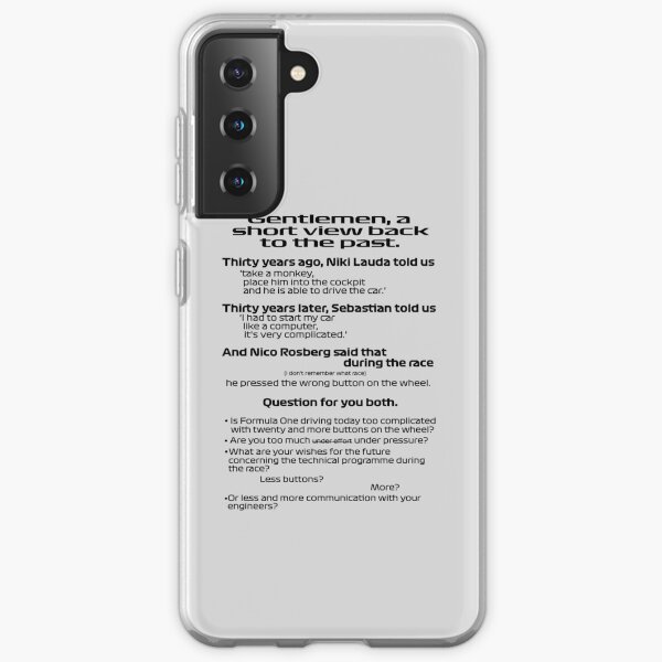 Messieurs, un aperçu du passé. Coque souple Samsung Galaxy