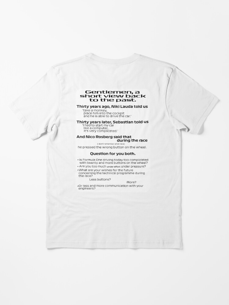 Gentlemen, a short view back to the past. Essential T-Shirt for Sale by  iflubb