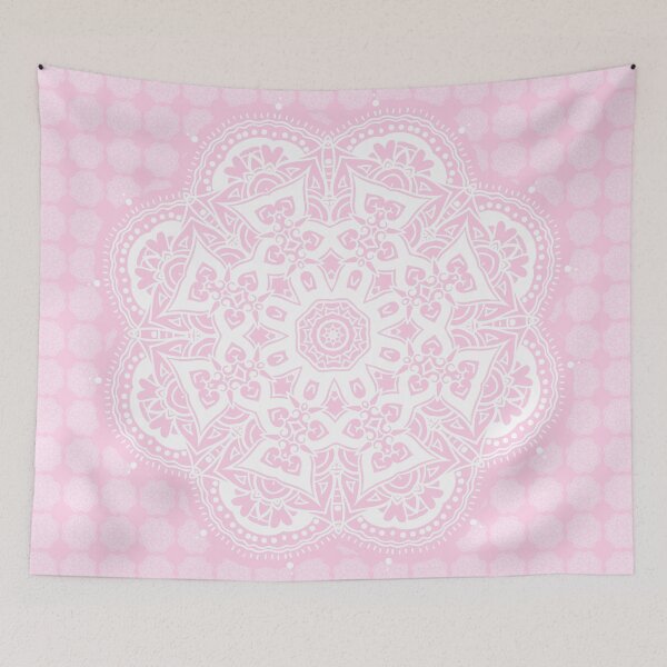 Item preview, Light Pink Mandala designed and sold by bohoDecor.
