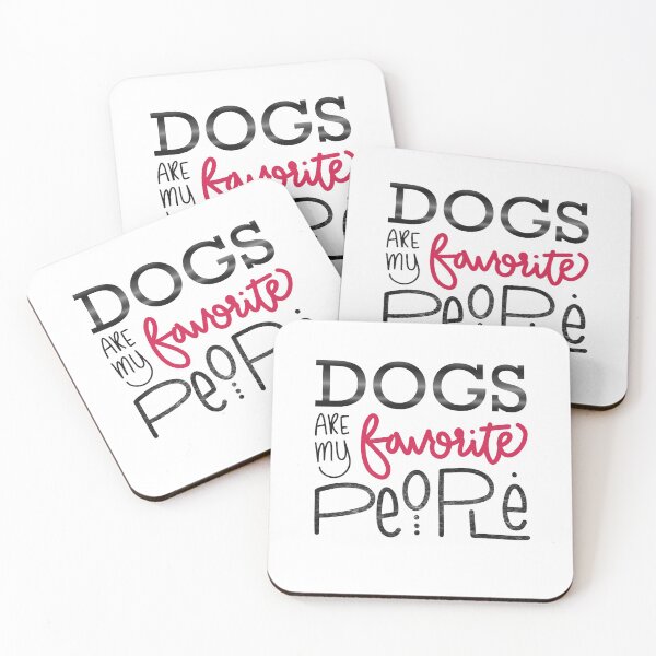 Item preview, Dogs Are My Favorite People - Pet Owner Gift for Animal Lover designed and sold by Pixelandpaper.