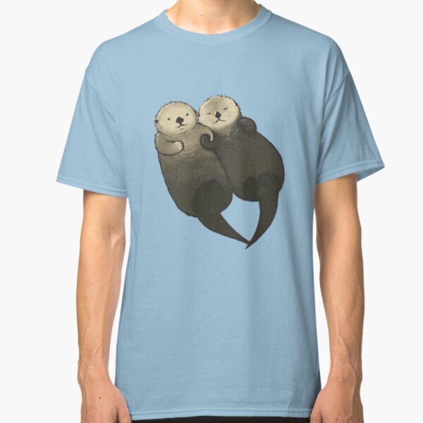 Significant Otters - Otters Holding Hands Classic T-Shirt