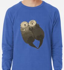 Bedeutende Otter - Otter, die Hände halten Leichtes Sweatshirt