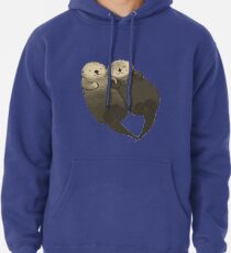Loutres significatives - Loutres se tenant par la main Sweat à capuche