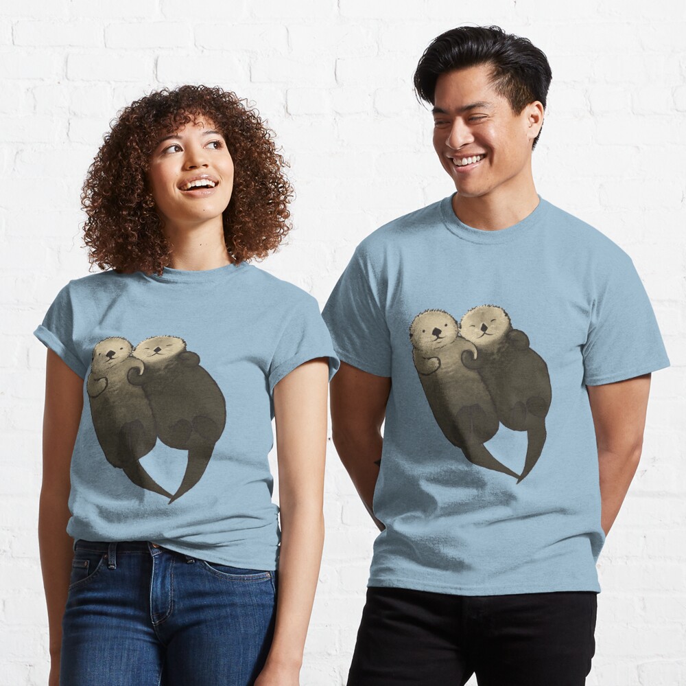Significant Otters - Otters Holding Hands Classic T-Shirt