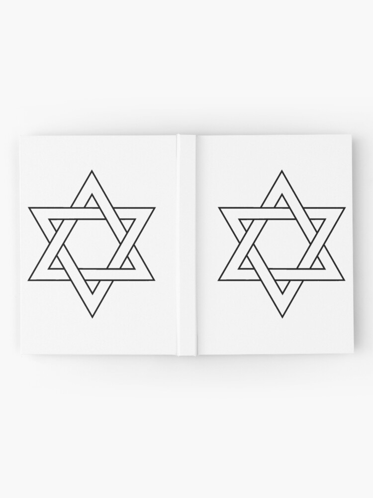Alternate view of #Star of #David #Clipart #StarOfDavid Hardcover Journal