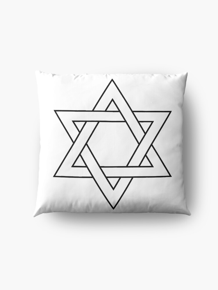 Alternate view of #Star of #David #Clipart #StarOfDavid Floor Pillow