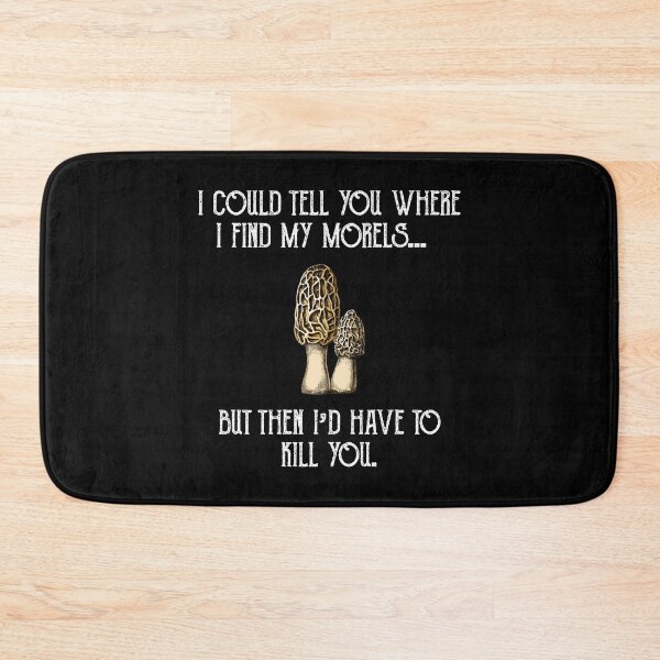 Item preview, Morel Mushroom Hunter Funny Foraging designed and sold by Cat Lady Designs.