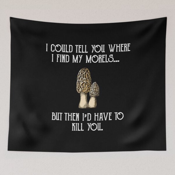 Item preview, Morel Mushroom Hunter Funny Foraging designed and sold by Cat Lady Designs.