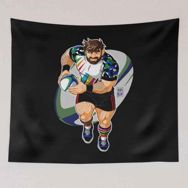 Item preview, ADAM LIKES TO PLAY RUGBY designed and sold by bobobear.