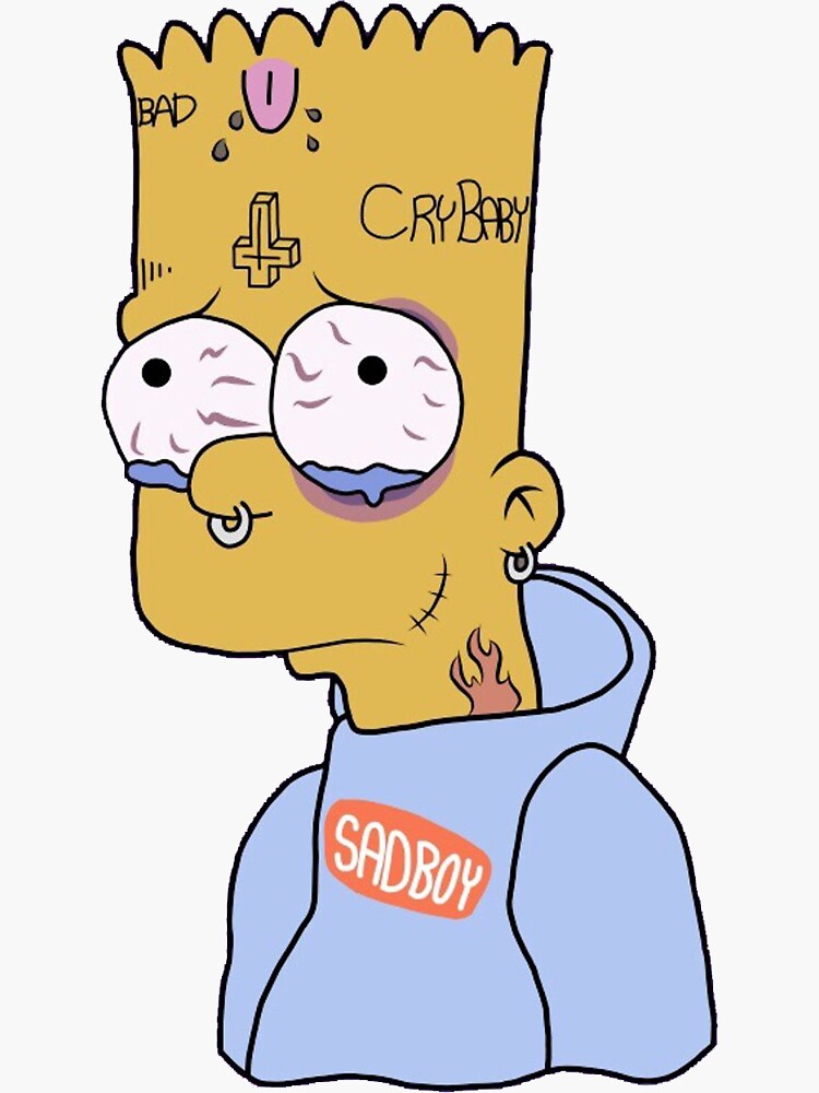 Bart Simpson (sad boy) - Desenho de gabriel_spw - Gartic