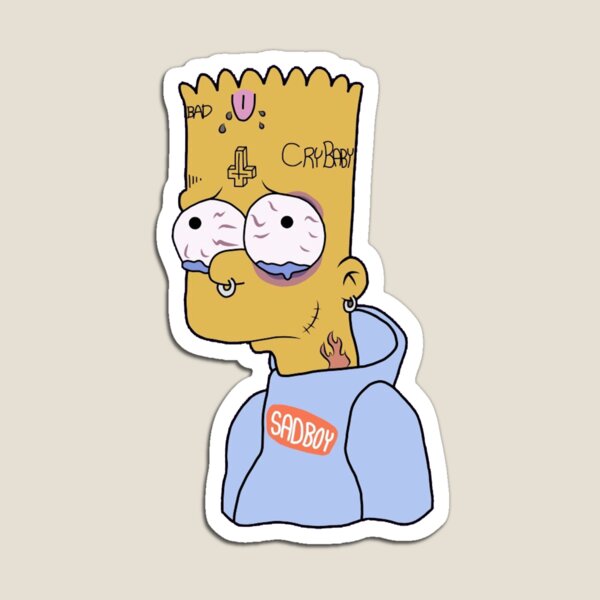 Bart Triste, Simpson, Sad , trap , vhs , By - Bart, Sad Simpsons