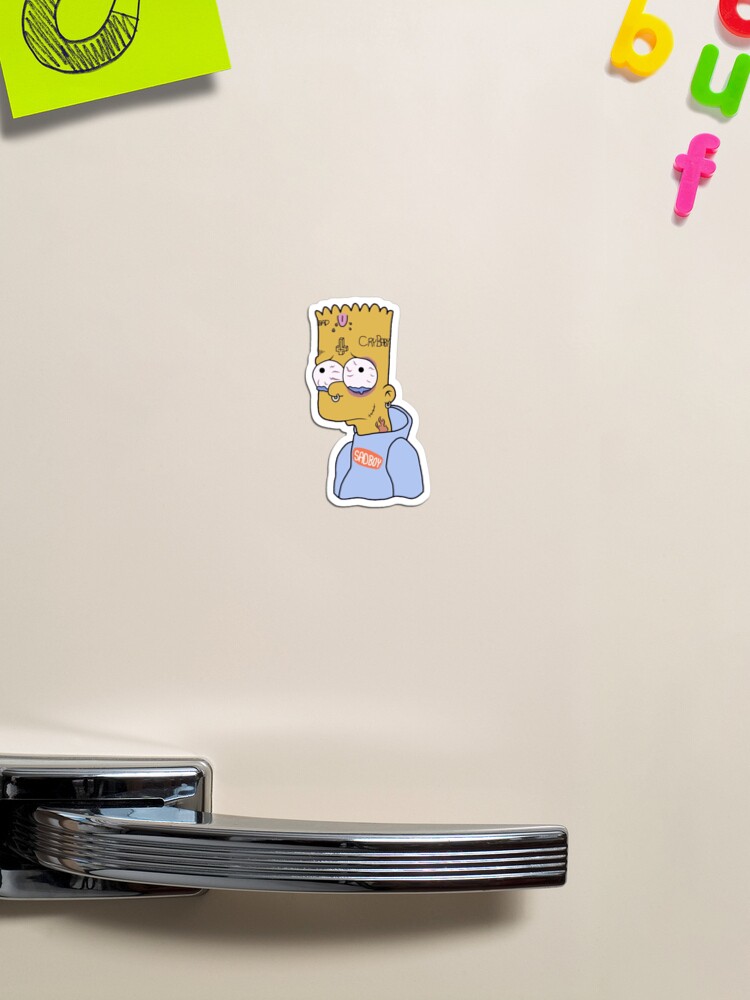 Bart sad Sticker by Loony80