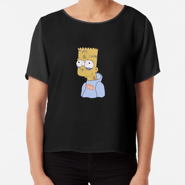 Bart sad Art Board Print by Loony80