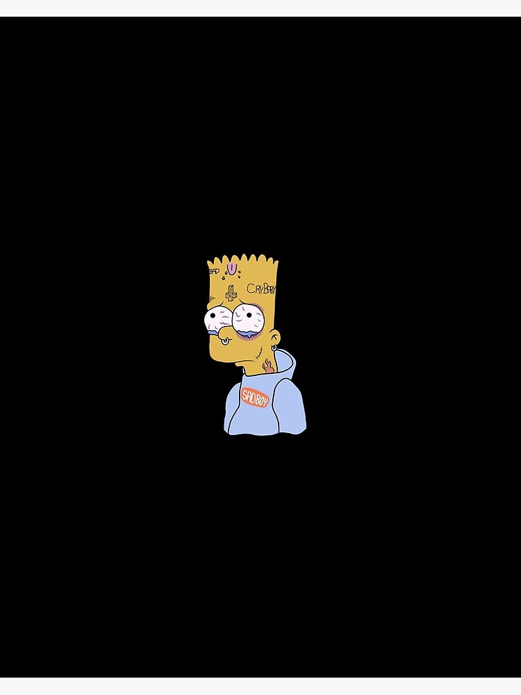 Bart sad Sticker by Loony80