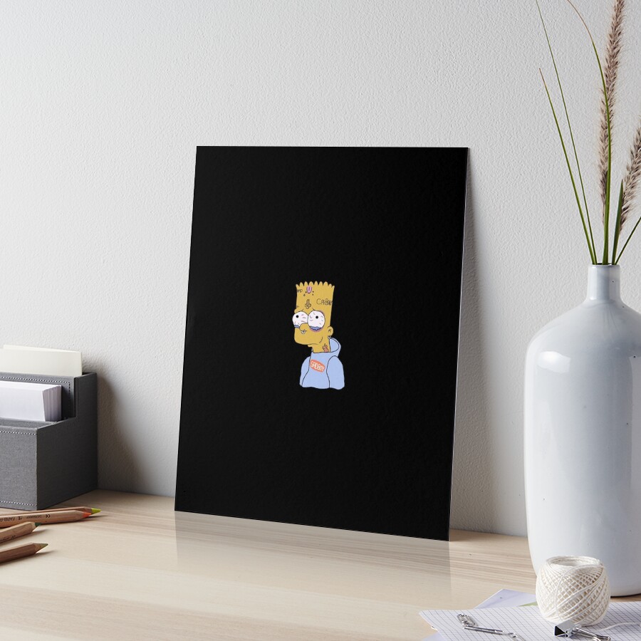 Sad Bart  Art Board Print for Sale by StudioKZK