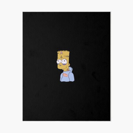 Bart sad Art Board Print by Loony80