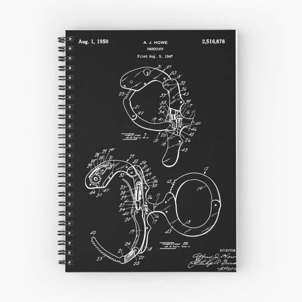 Item preview, Handcuffs Patent - Black designed and sold by FinlayMcNevin.