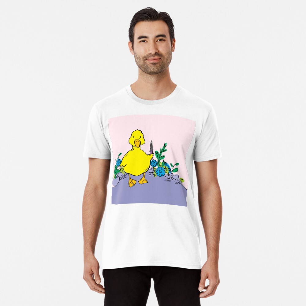 Murder Duckling with Knife Premium T-Shirt