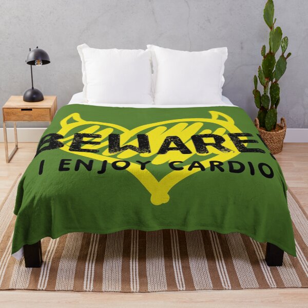 Item preview, BEWARE! I Enjoy Cardio Workout Fitness Gift designed and sold by IslandLakeTree.
