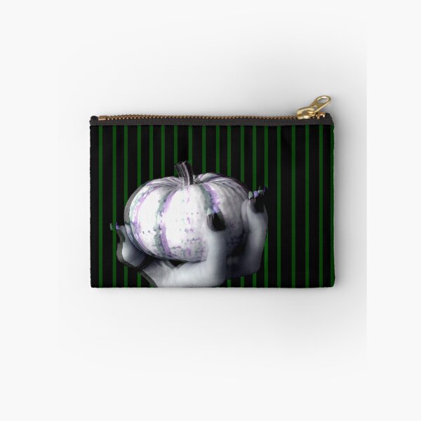 Item preview, Pumpkin Hands: Purple & Green Pinstripes designed and sold by Madison Seide.