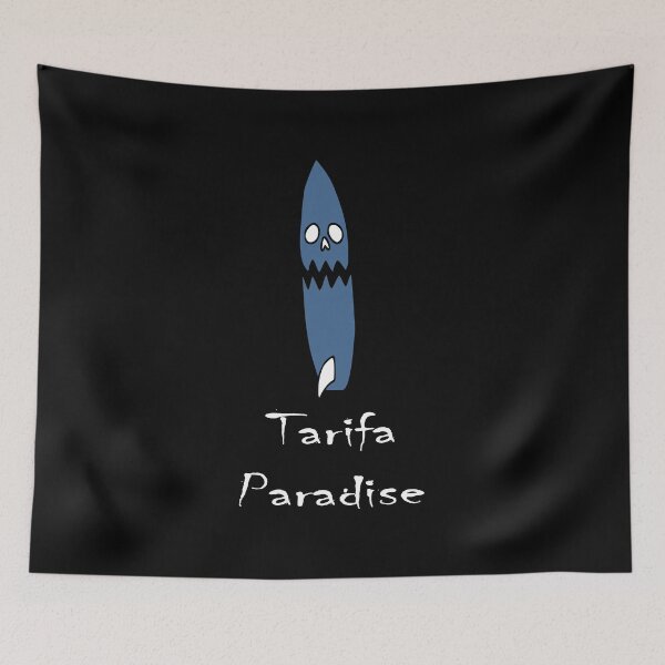 Item preview, tarifa paradise surf calavera designed and sold by TShirtsByMs.