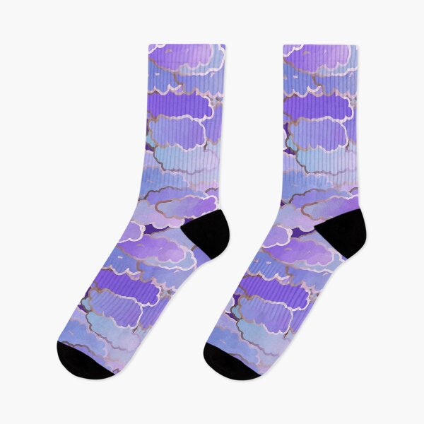 Item preview, Japanese Clouds, Twilight Violet and Purple designed and sold by Marymarice.