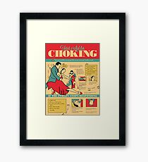 Tango Themed Choking Victim Poster Gerahmtes Wandbild