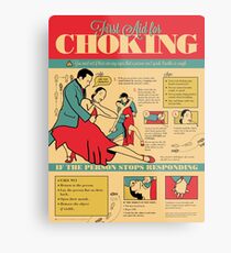 Tango Themed Choking Victim Poster Metal Print