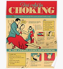 Póster Cartel temático de la víctima de asfixia de Tango