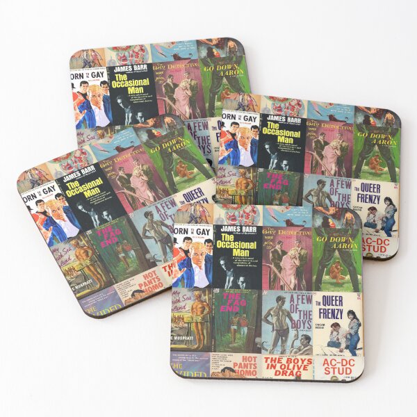 Item preview, Vintage Gay Pulp Fiction Collage Version 3 designed and sold by Clinton Moore.