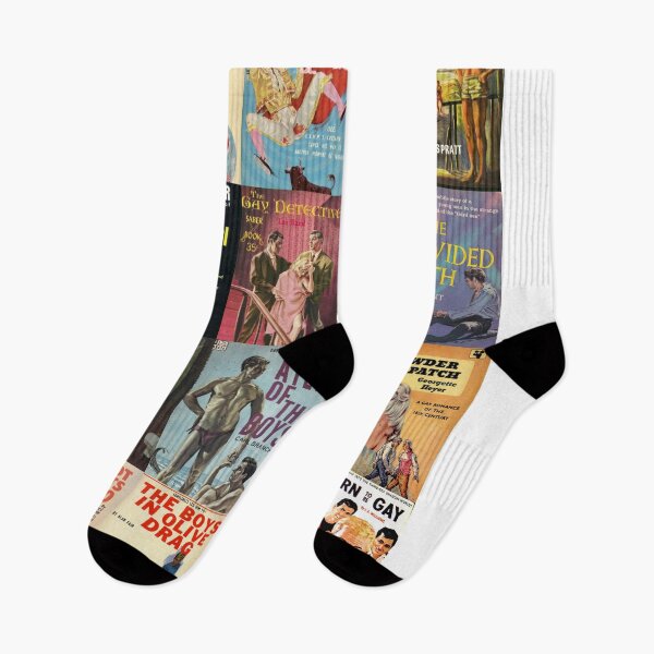 Item preview, Vintage Gay Pulp Fiction Collage Version 3 designed and sold by Clinton Moore.