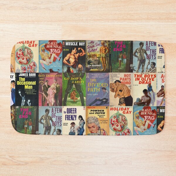 Item preview, Vintage Gay Pulp Fiction Collage Version 3 designed and sold by Clinton Moore.