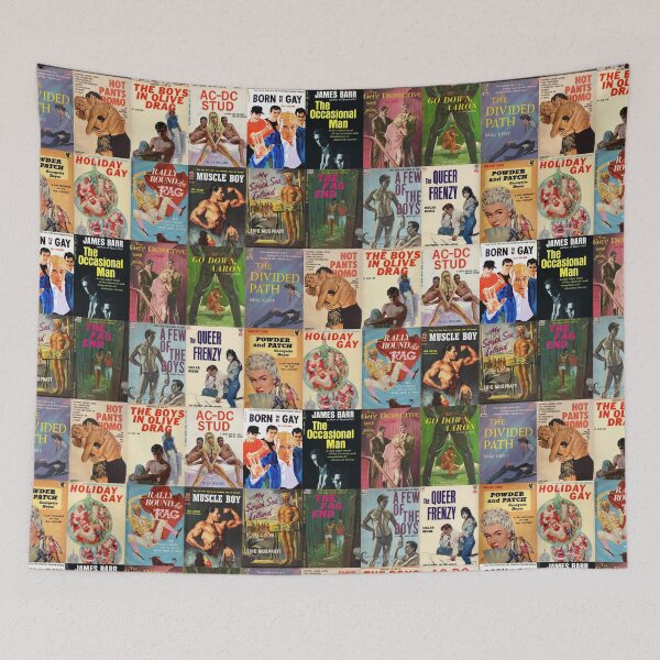 Item preview, Vintage Gay Pulp Fiction Collage Version 3 designed and sold by Clinton Moore.