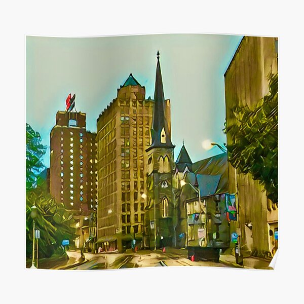"Pine Street Presbyterian Church" Poster by stewstudio Redbubble
