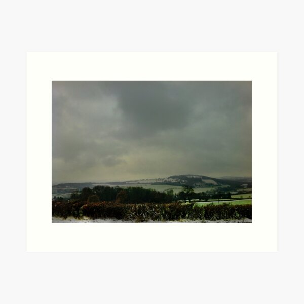 Blacker Hill view over Worsbourough Art Print