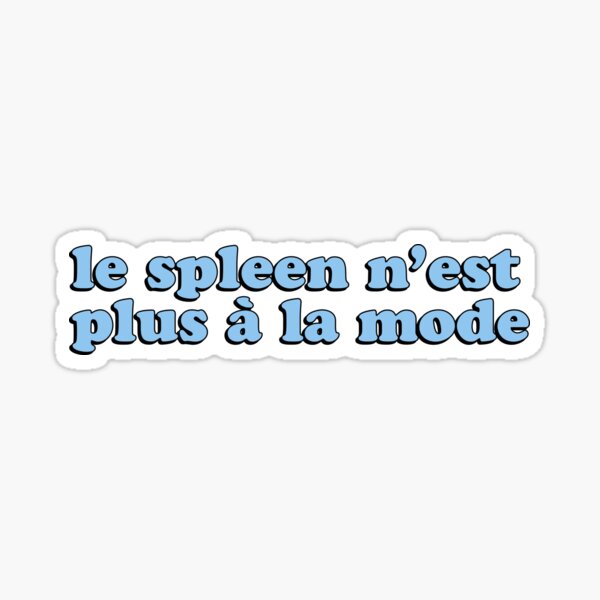 Les Paroles Stickers Redbubble