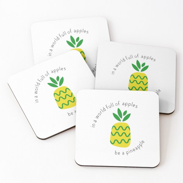 Item preview, In a world full of apples be a pineapple phrase - be yourself!  designed and sold by mkopka.
