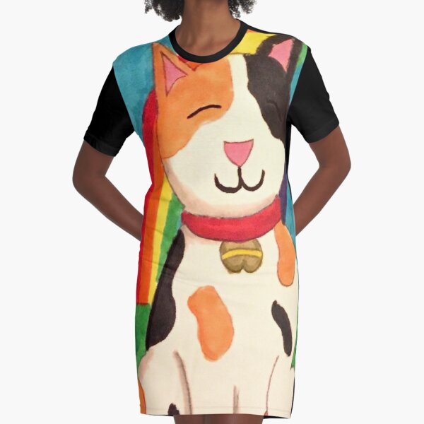 Lucky Graphic T-Shirt Dress
